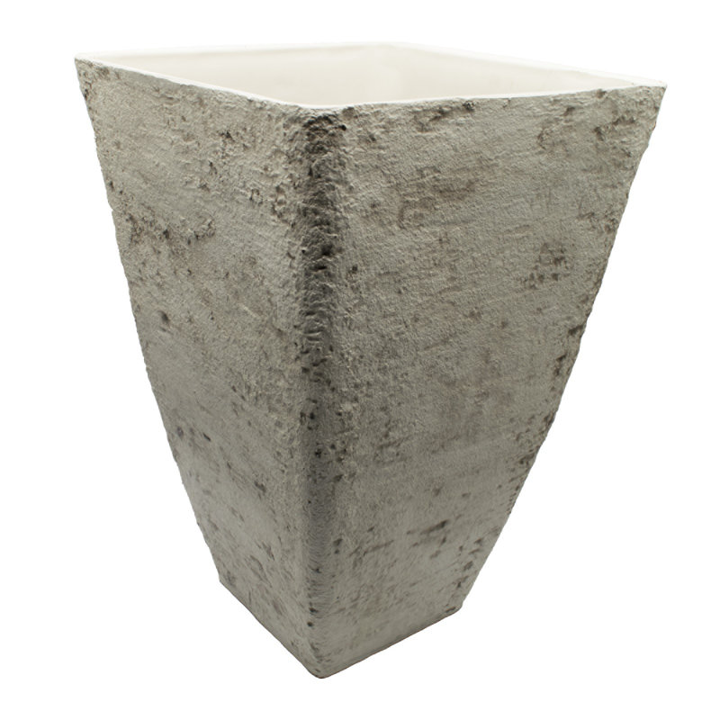 Waqaar Pot Planter, White Birch, 23.75" H x 16" W x 16" D