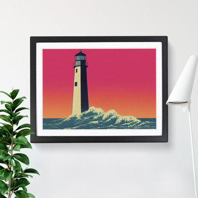 Pop Lighthouse - Single Picture Frame Print