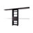FM FURNITURE Geek Modular Closet Organizer System With Hanging Rods, Shelves, And Drawers , White-2030994896