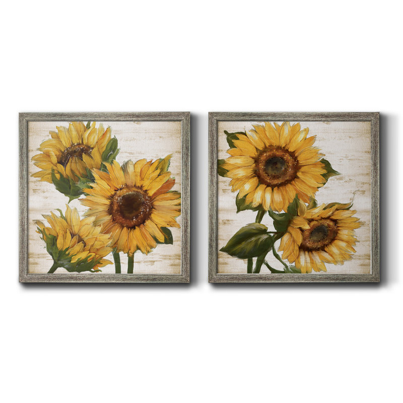 " Sunflower Summer I " 2 - Pieces