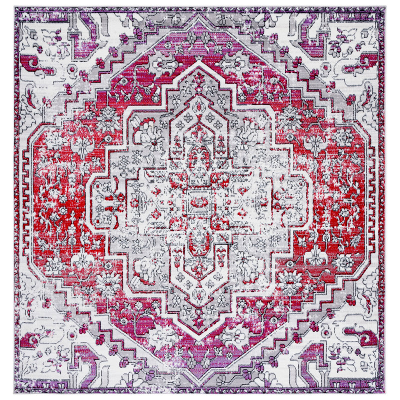 Skyler Performance Oriental Rug, Square 6'7"