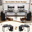 Modular L-Shaped Steel Computer Desk