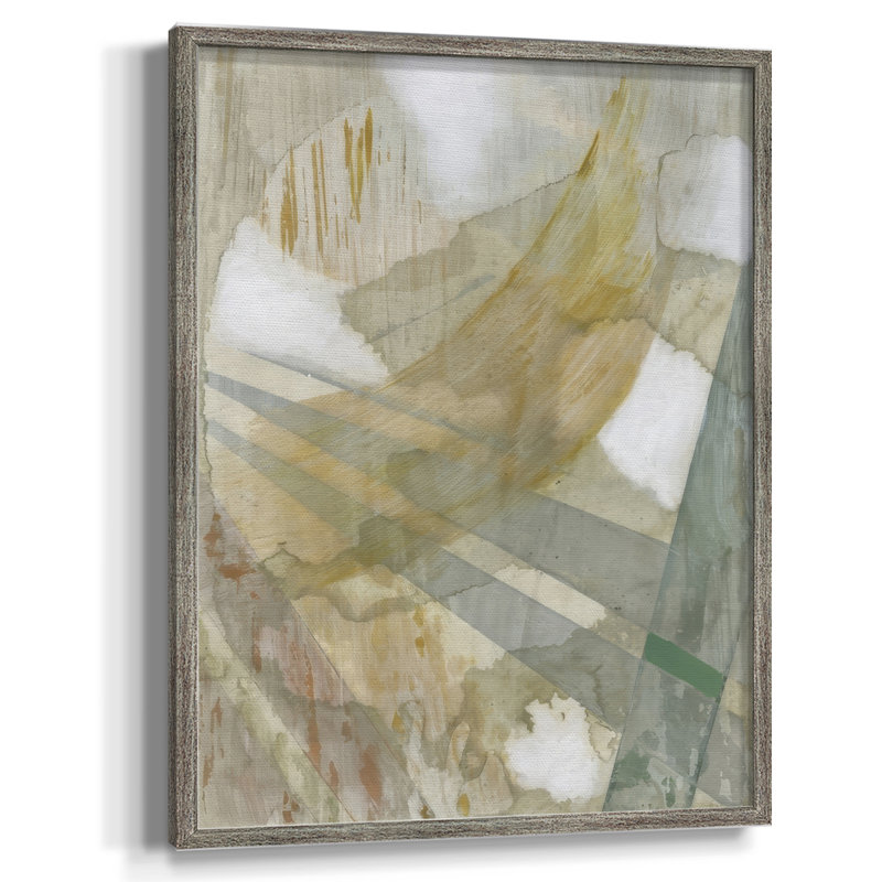 Bamboo Rain II Framed Print - Solid Wood, 11" H x 9" W