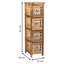 Sperazza 22cm W Solid Wood Bedside Table