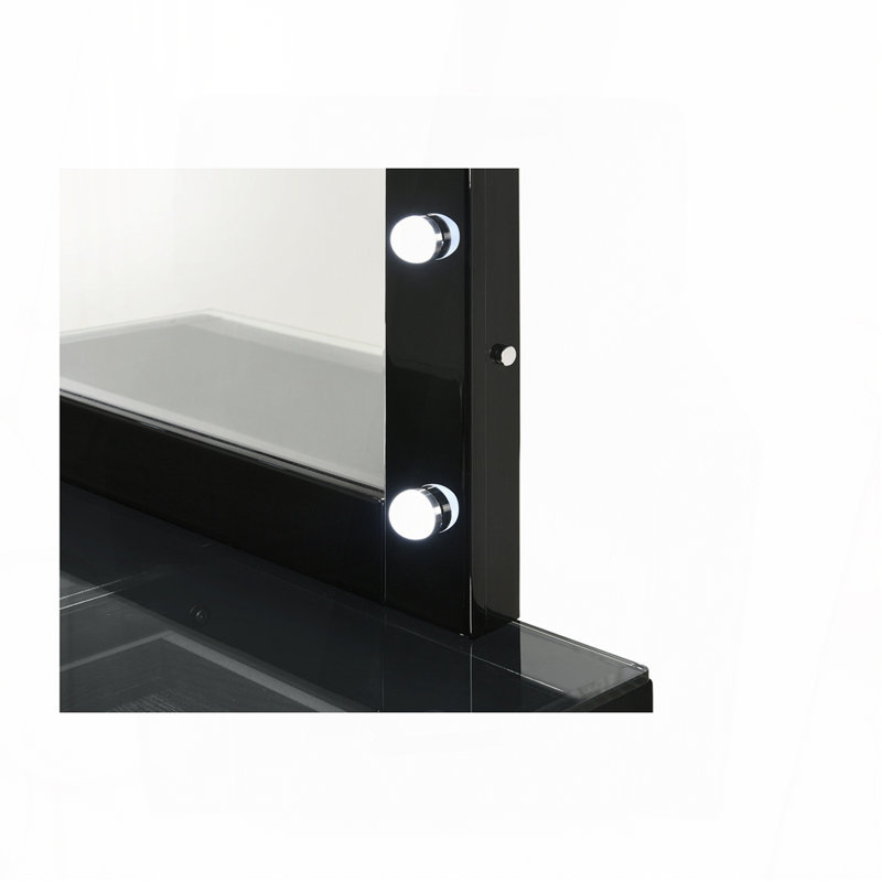 Ensemble de meuble-lavabo 2 pièces 2 pièces noir, Noir