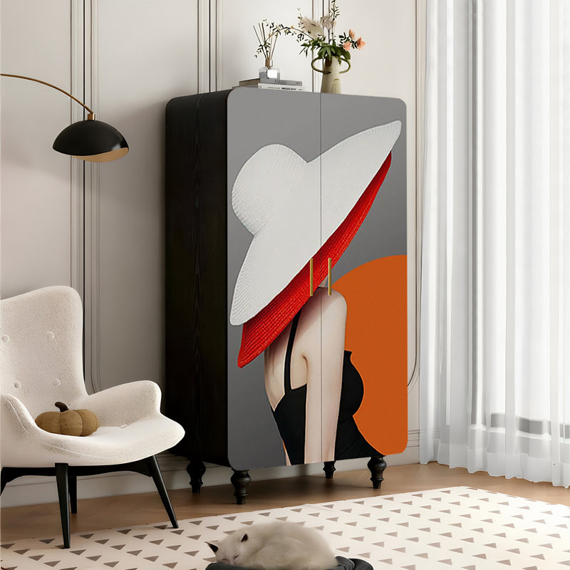 Modern simple aesthetic art wardrobe