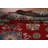Red Geometric Kazak Oriental Area Rug