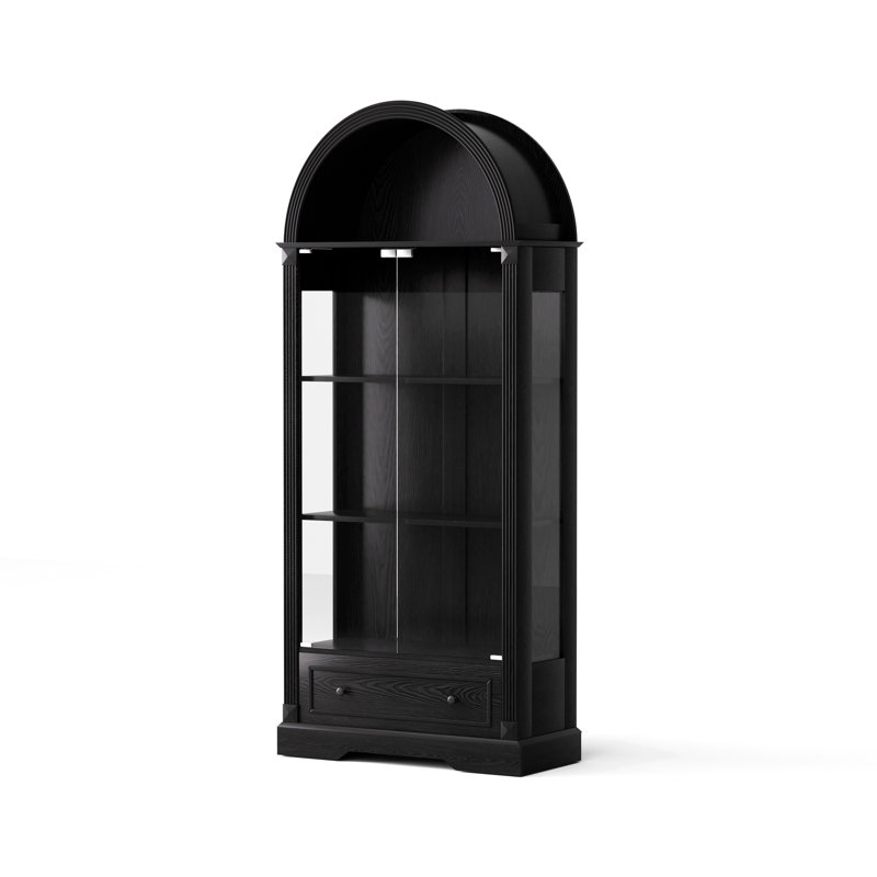Armoire décorative arquée Farmhouse, Black