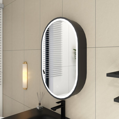Domonque l 21 po H 31 po fixé au mur armoire de pharmacie avec miroir fixe