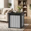 Boîte de rangement en plastique 50 gallons avec couvercle, rangement résistant aux intempéries pour meubles de patio, jouets de piscine et outils de jardin-111941487