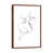 Classic Brown Wood Framed selected
