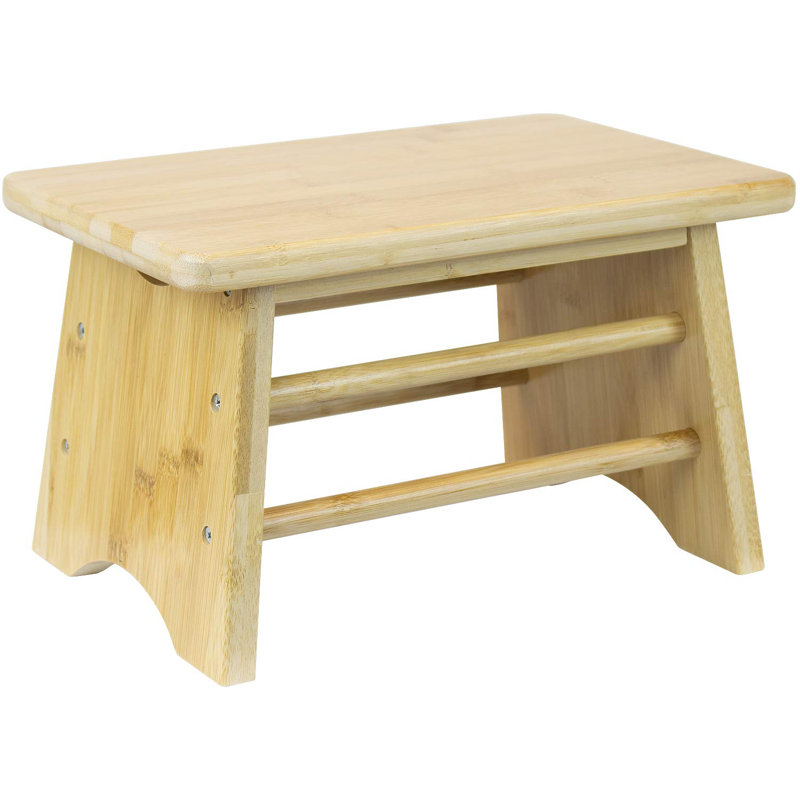 Sorbus Bamboo Step Stool