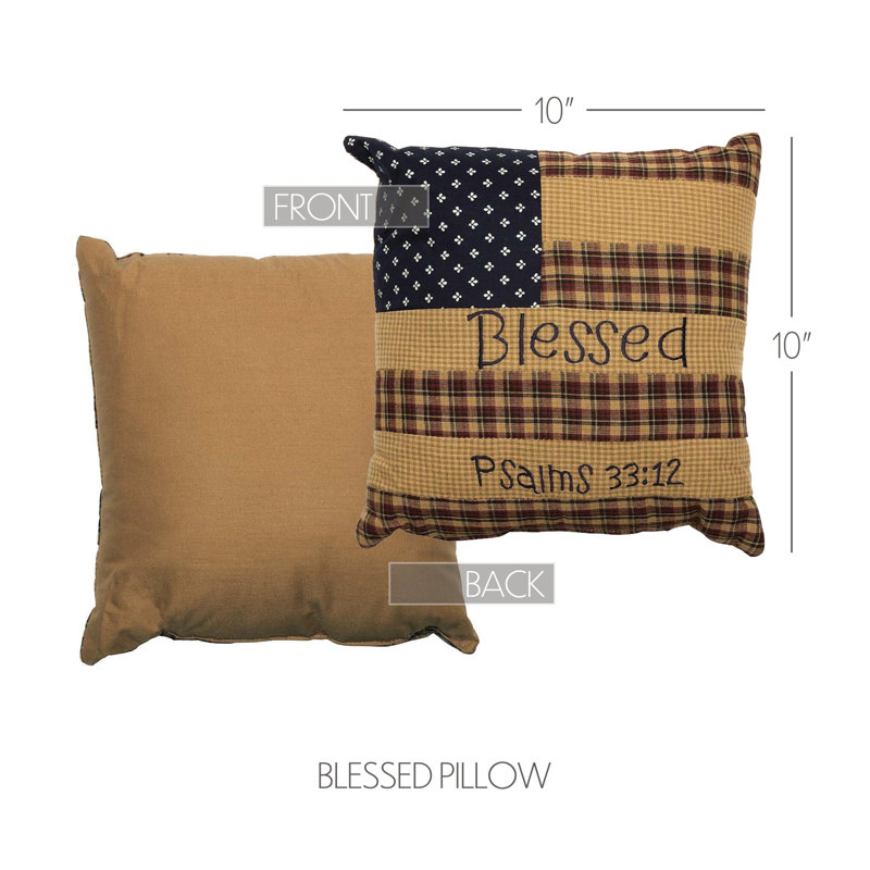 Housse et insert de coussin en coton Patriotic