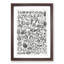 Study of Mollusc Shells XXI by Oliver Goldsmith - Framed Print-55727809-55727812
