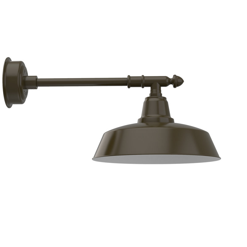 Apremont LED Wall Light, 11" H x 16" W x 29" D, Mahogany Bronze