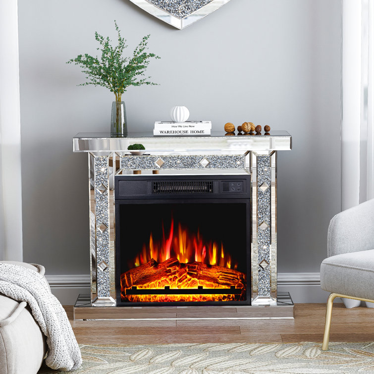 Mercer41 28.3'' W Electric Fireplace u0026 Reviews | Wayfair