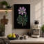 Solitary Bloom Botanical - Wrapped Canvas-241685324-241685434