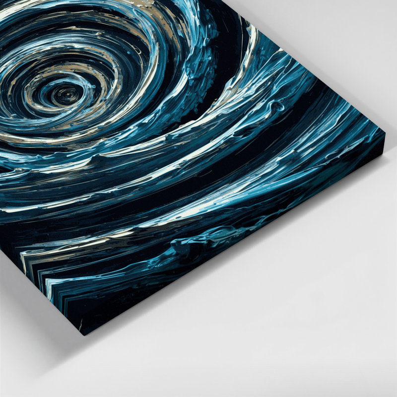 Art mural sur toile gris, H 11 po x l 14 po