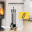 Medeeha Iron Fireplace Tool Set