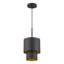 Mini-luminaire suspendu en bronze 1 lumière Zolana-725090317-725090314