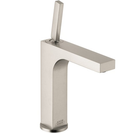 AXOR Citterio Single Hole Standard Bathroom Faucet, Brushed Nickel