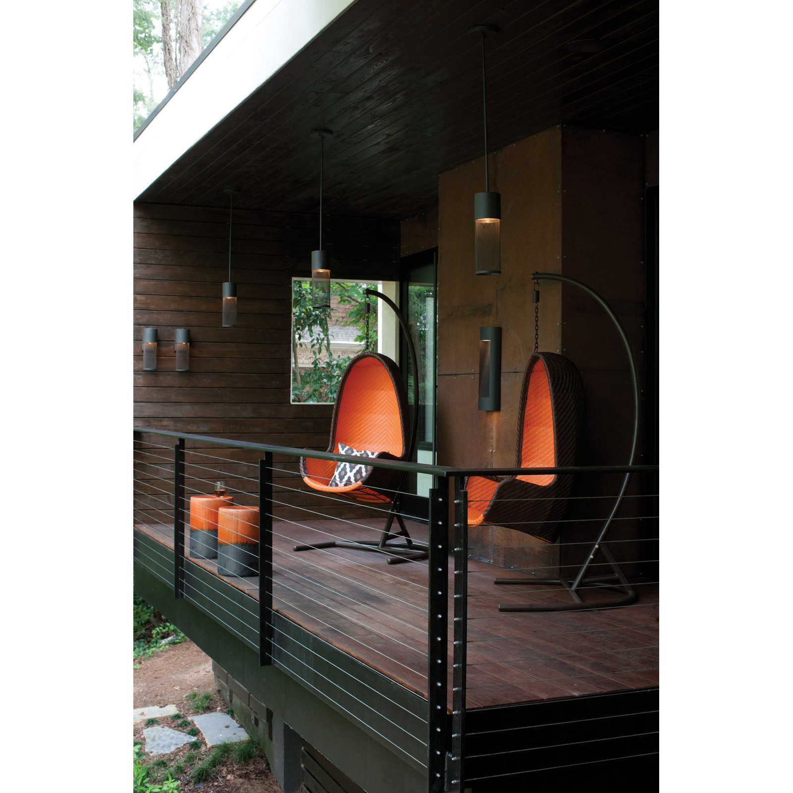 Derek 1-Light Outdoor Armed Sconce, Incandescent