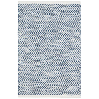 Coastal Blue Handwoven Indoor/Outdoor Rug