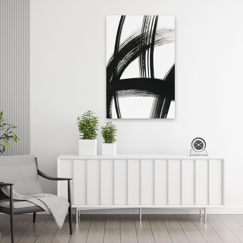 Moderne et contemporain et moderne Spontane II, H 36 po x l 24 po