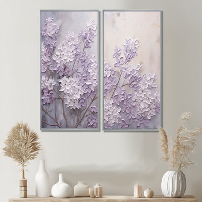 Kalvin - Purple Art Prints On Canvas