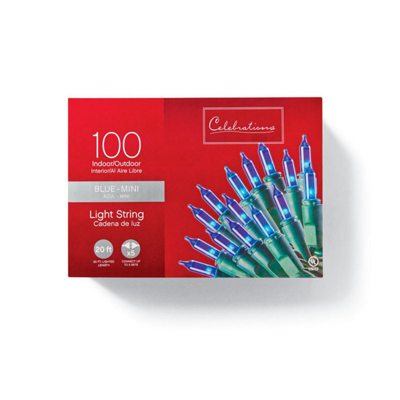 6.25'' String Lights, Blue