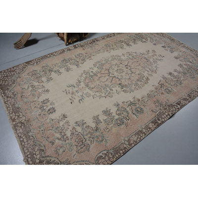 Tapis turc, grand tapis rétro, tapis de décoration intérieure, tapis neutres, tapis rétro, tapis de décoration intérieure brun