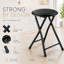 Upholstered Bar Stool with Steel Frame-1948068318