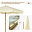Brayanna 325 cm W X 325 cm D Octagonal Market Parasol with Pulley Lift
