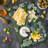 Ambesonne Rustic Cutting Board Large Size Spring Daisy Weathered Look Multicolor