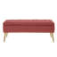 Banc de rangement rembourré en velours Kajana-1744313860