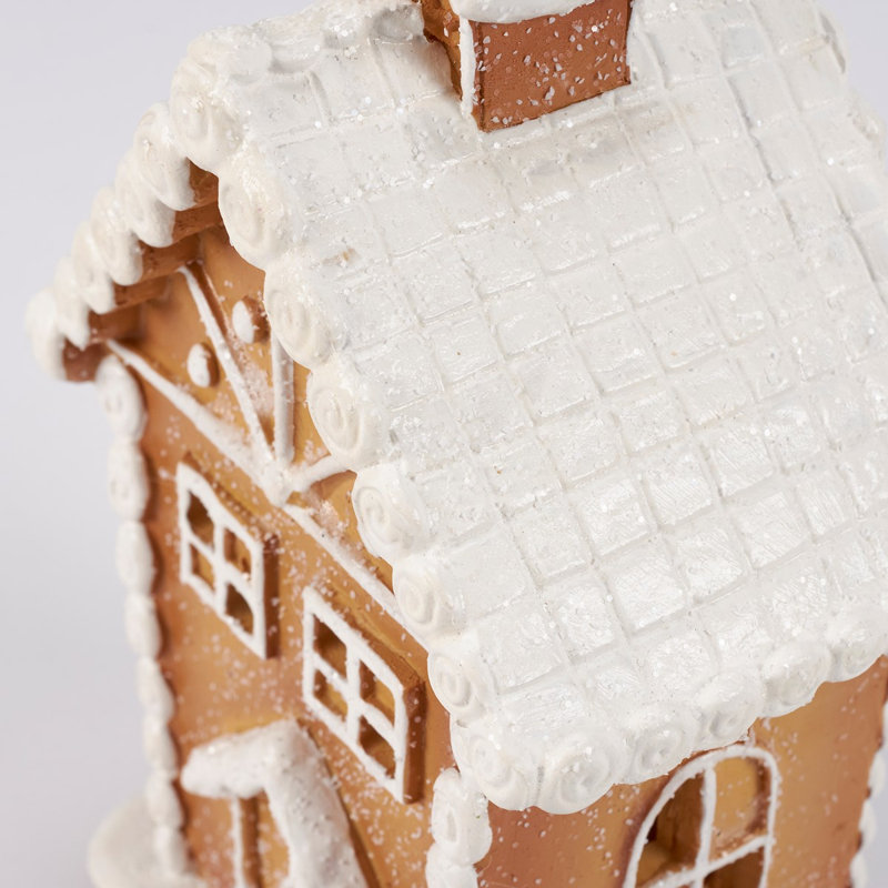 Lighted Iced Gingerbread Figurine