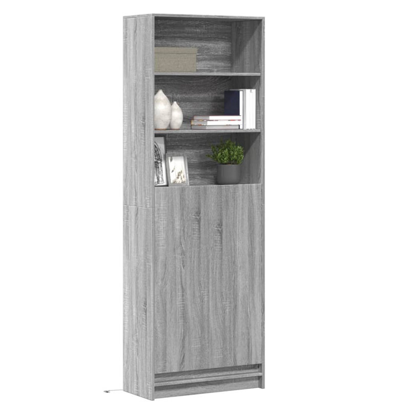 Daemian 69cm Sideboard, Grey/Sonoma