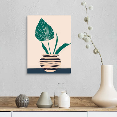«Dancing Vase With Palm I», art mural