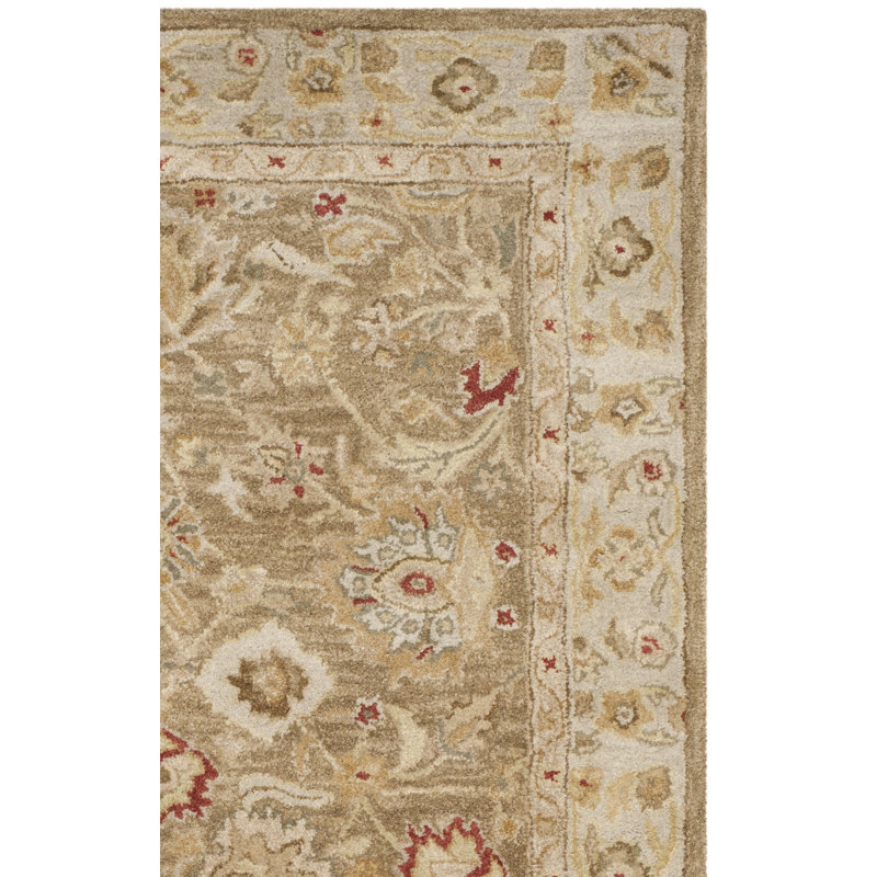Crisanta Hand Tufted Wool Oriental Rug, Rectangle 5' x 8'