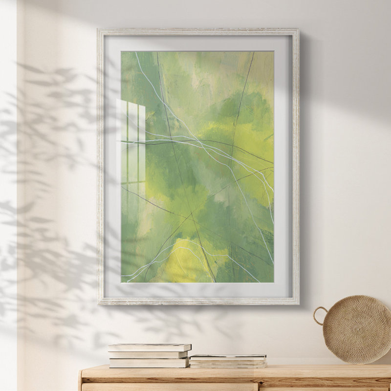 Heartland II -Framed Print, 28.5" H x 20.5" W, White