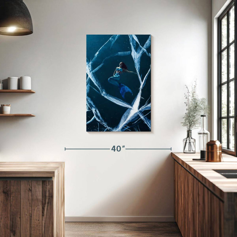 Kelan Ice Mermaid, 36" H x 24" W