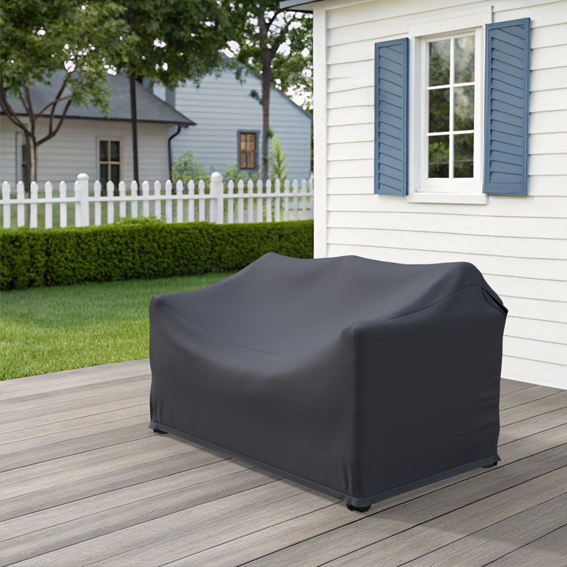 Lovall 50.39'' Wide Straight Premium All-Weather Wicker Loveseat Cover
