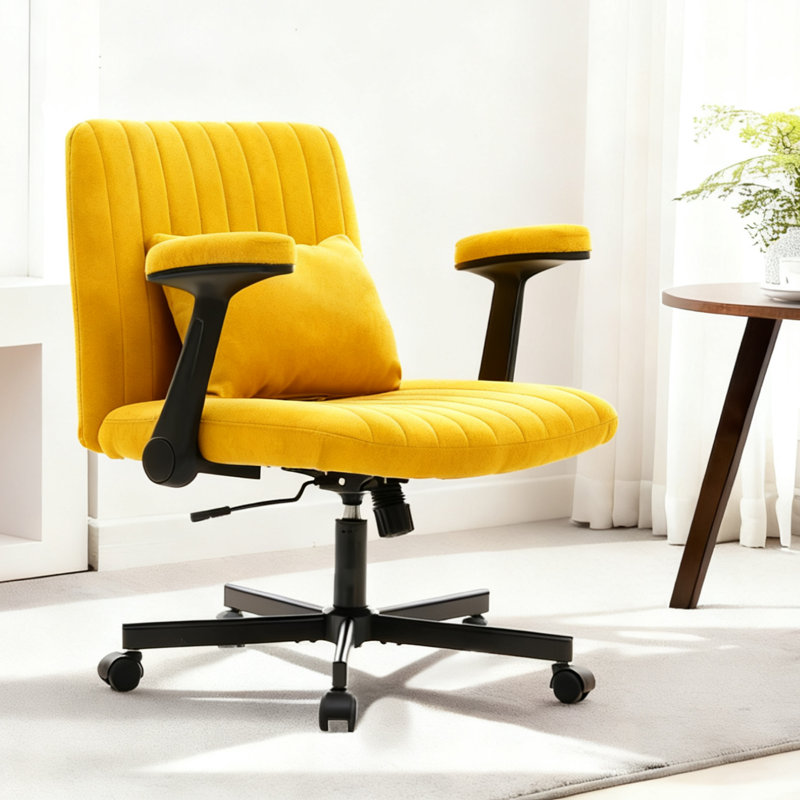 Fauteuil de bureau Criss, Jaune