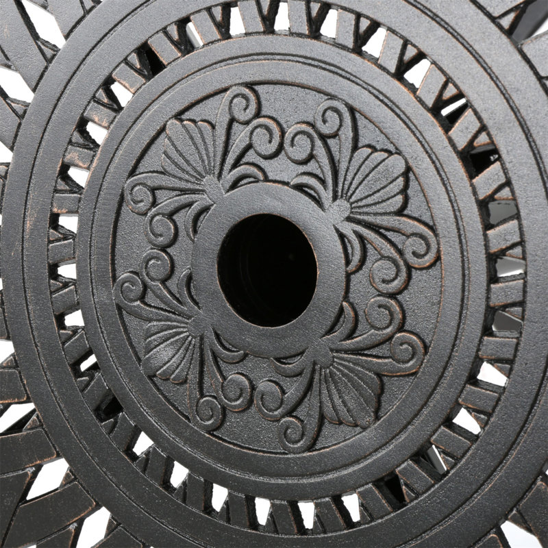Cast Aluminium 35'' ROUND BAR TABLE