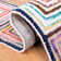 Anaheim Nantucket Hand Tufted Wool/Cotton Geometric Rug in Blue/Green/Orange