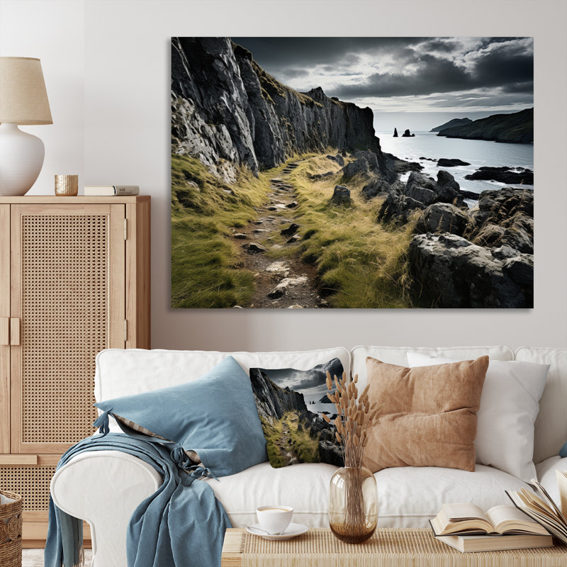 Irlande, paysage magnifique I, Toile tendue, H 30 po x l 40 po x P 1,5 po
