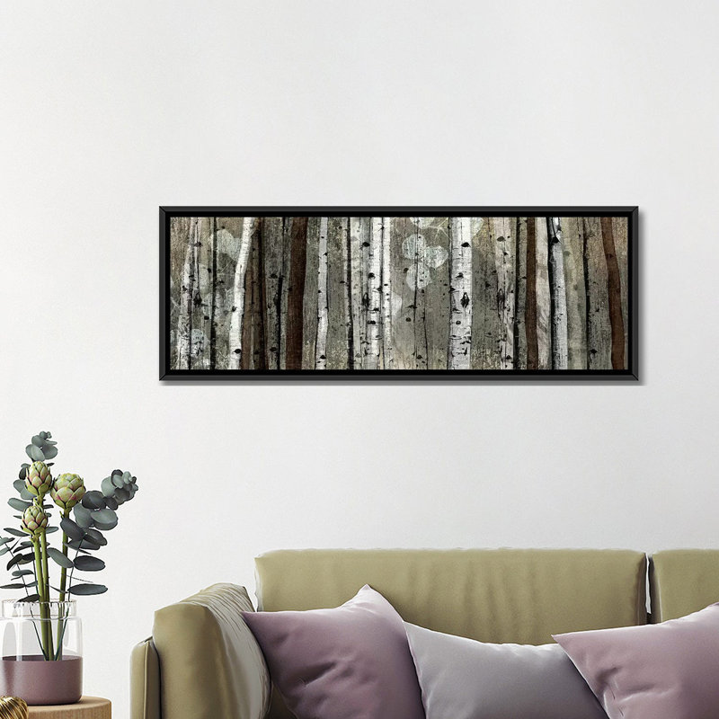 «Silver Lining», reproduction d'art sur toile tendue, H 16 po x l 48 po x P 1,5 po, Toile tendue