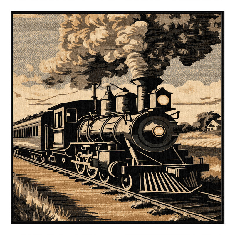 Tapis de transport noir lavable à la machine, Carré 5 pi