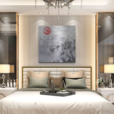 'Reflected Serenity' Metal Wall Art
