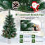 Arbre de Noël artificiel 2 pièces 3 pi avec 81 branches